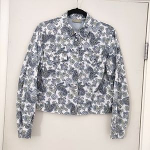 Paisley Shirt Jacket